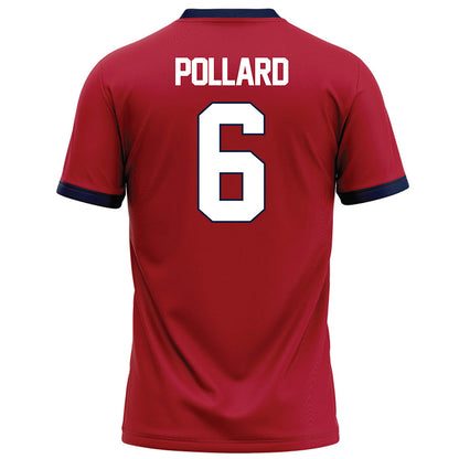 Liberty - NCAA Football : Micah Pollard - Red Football Jersey-1