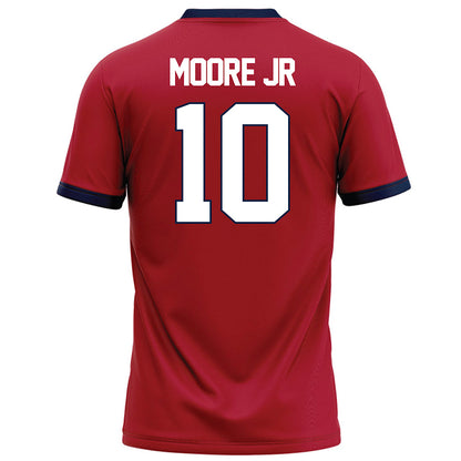 Liberty - NCAA Football : Ronald Moore Jr - Red Football Jersey
