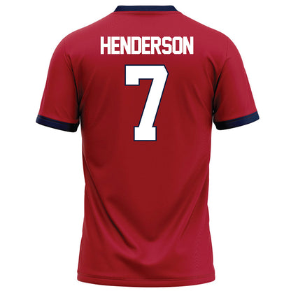 Liberty - NCAA Football : Devin Henderson - Red Football Jersey