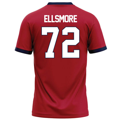 Liberty - NCAA Football : Seth Ellsmore - Red Football Jersey