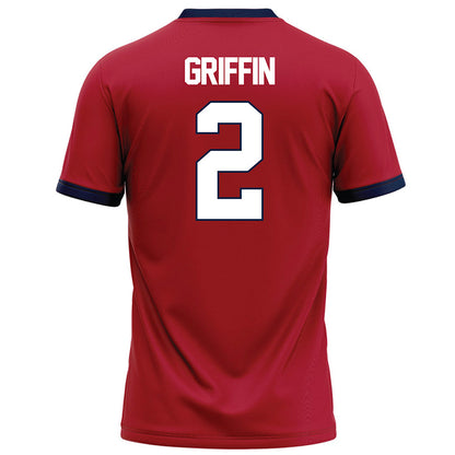 Liberty - NCAA Football : Eldric Griffin - Red Football Jersey