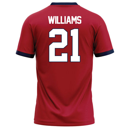Liberty - NCAA Football : Caden Williams - Red Football Jersey-1