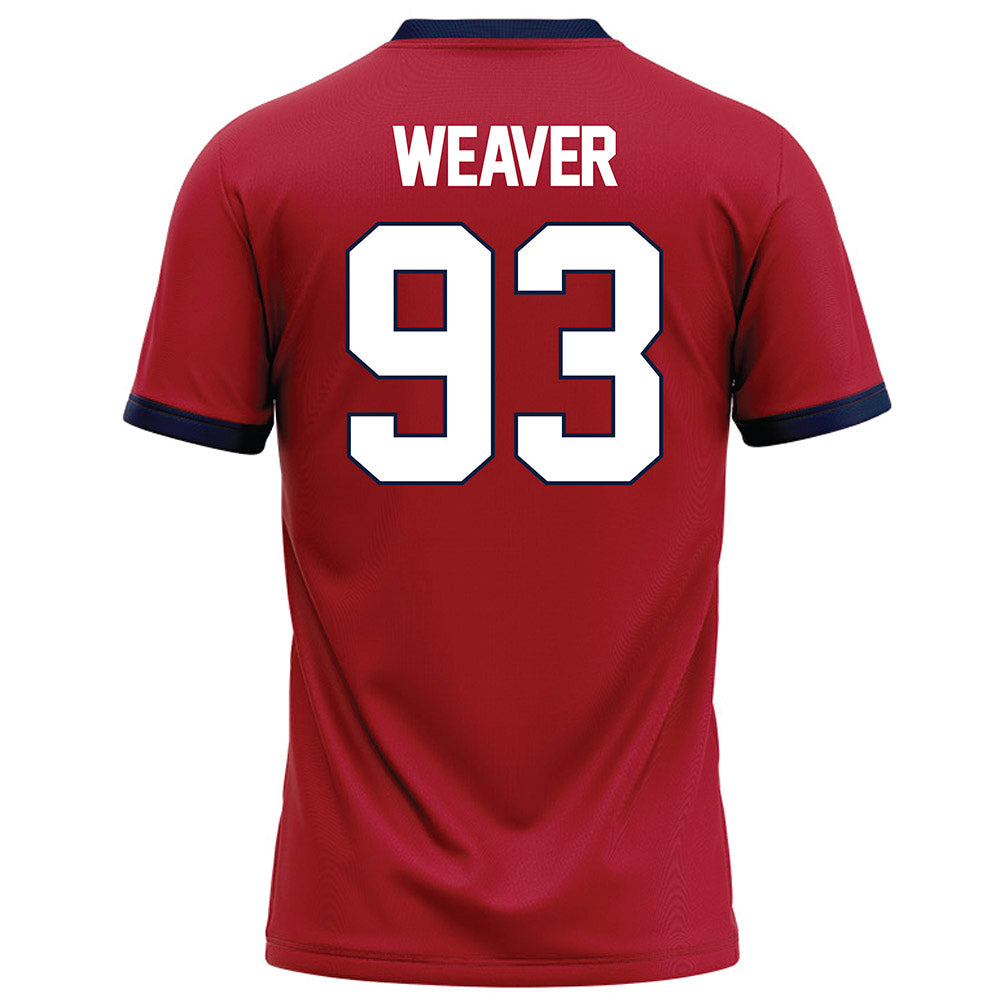 Liberty - NCAA Football : Rick Weaver - Red Football Jersey