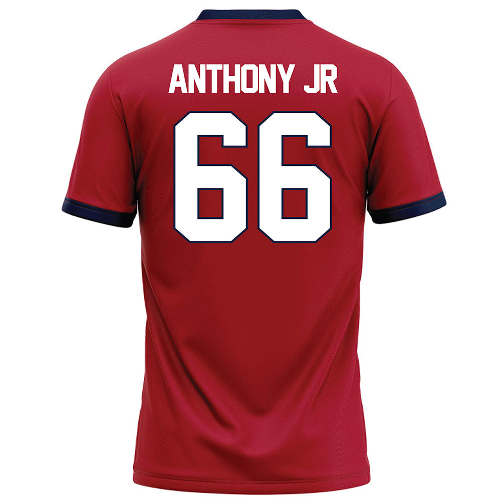 Liberty - NCAA Football : Erwil Anthony Jr - Red Football Jersey-1