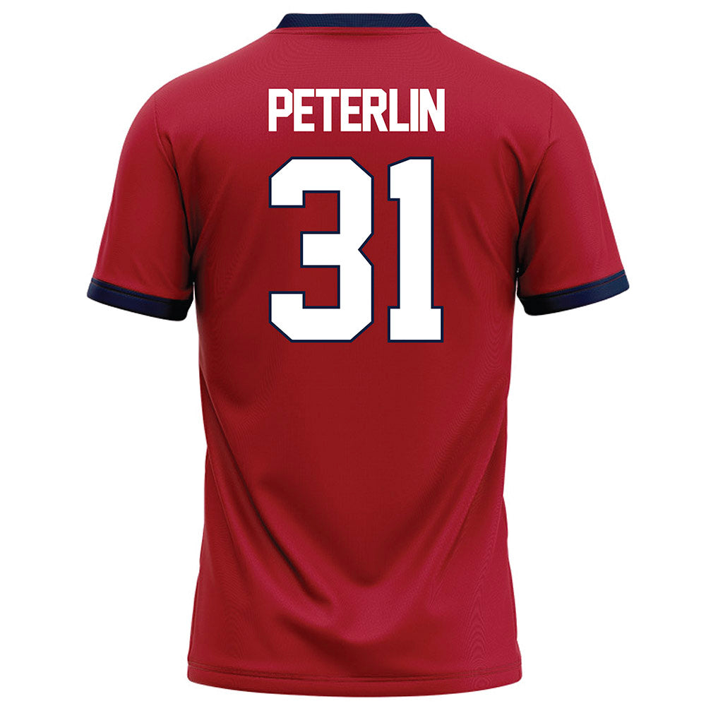 Liberty - NCAA Football : Cole Peterlin - Red Football Jersey