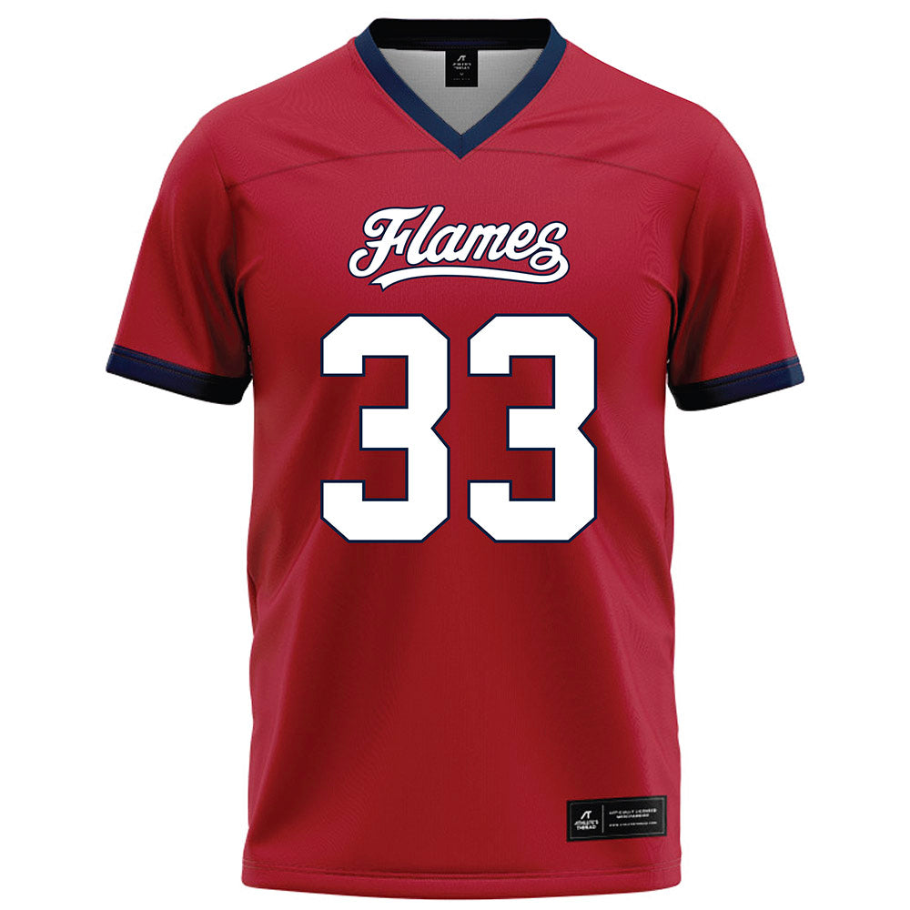 Liberty - NCAA Football : Aidan Vaughan - Red Football Jersey