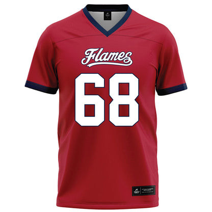 Liberty - NCAA Football : Hunter Porterfield - Red Football Jersey