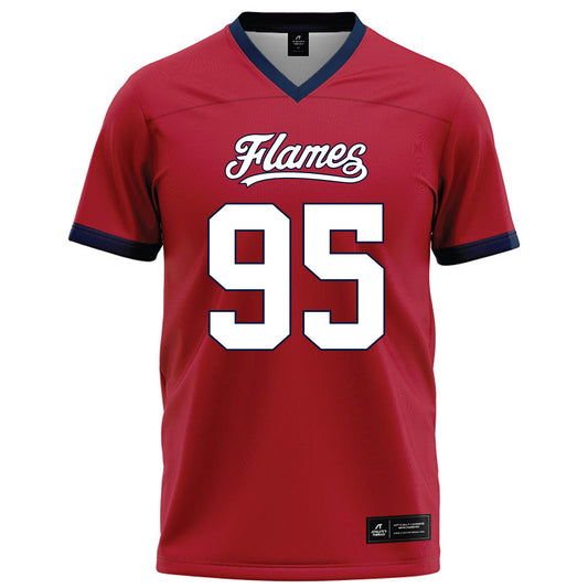 Liberty - NCAA Football : Jeffrey Hairston Jr. - Red Football Jersey-0