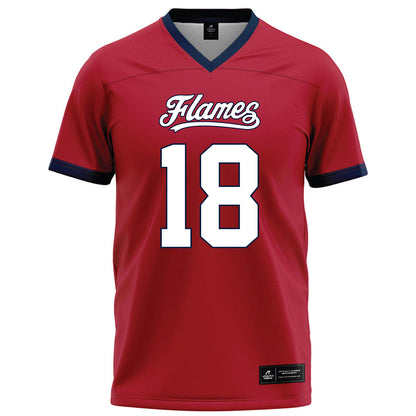 Liberty - NCAA Football : Ryan Burger - Red Football Jersey