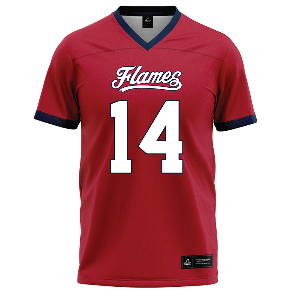 Liberty - NCAA Football : Ethan Houck - Red Football Jersey-0