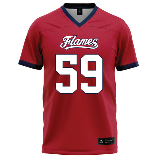Liberty - NCAA Football : Brandon Edozie - Red Football Jersey-0