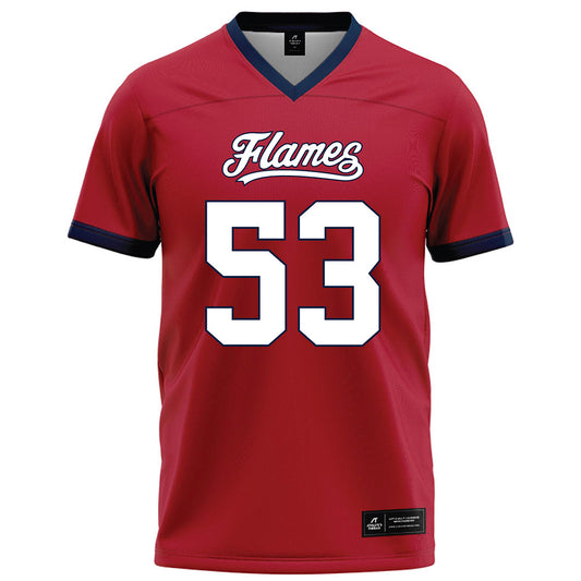Liberty - NCAA Football : Nikodemus Tounger - Red Football Jersey-0