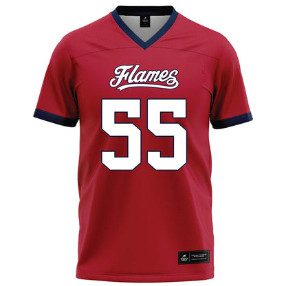 Liberty - NCAA Football : Brendan Schlittler - Red Football Jersey