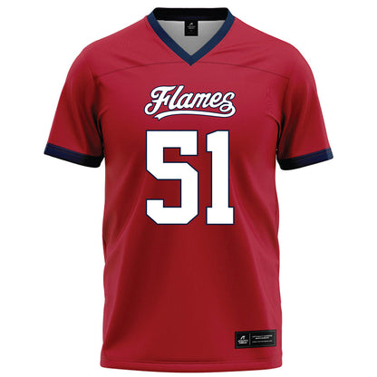 Liberty - NCAA Football : DJ Geth - Red Football Jersey-0