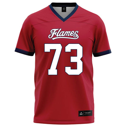 Liberty - NCAA Football : Curtis Doirilus - Red Football Jersey-0