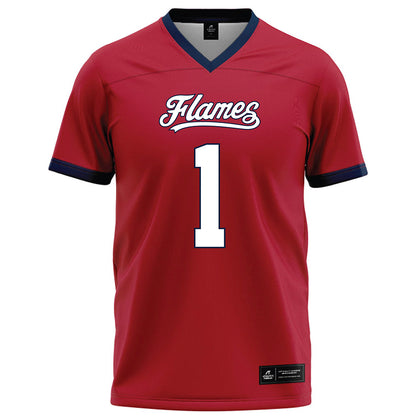 Liberty - NCAA Football : CJ Bazile Jr - Red Football Jersey-0