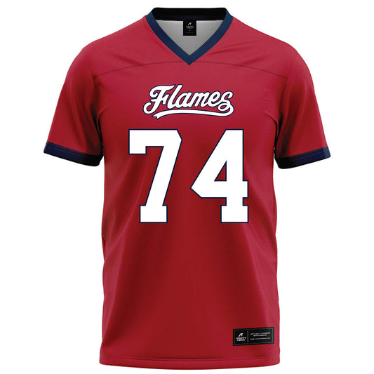 Liberty - NCAA Football : Jacob Lecates - Red Football Jersey