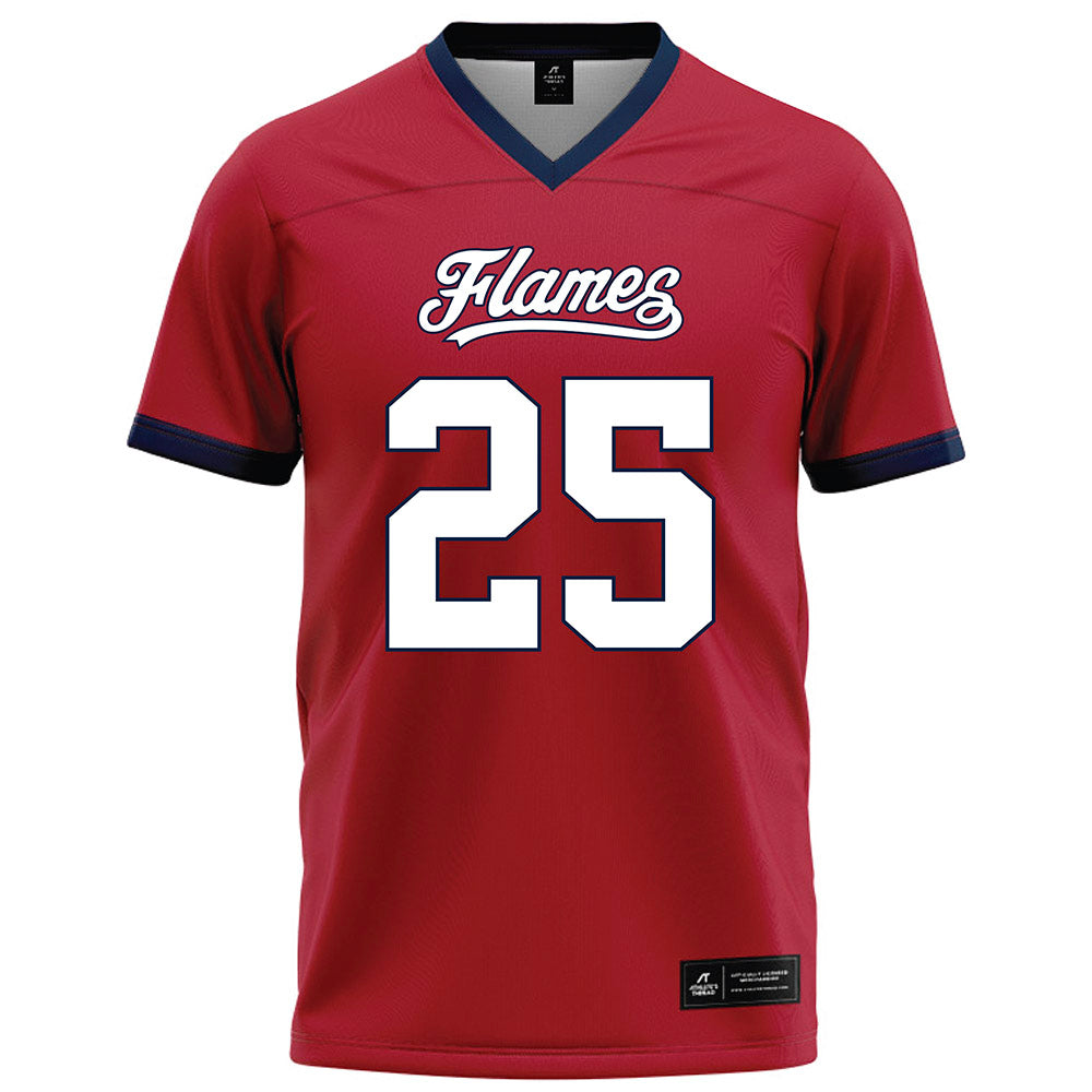 Liberty - NCAA Football : Malachi Fannin-Render - Red Football Jersey-0