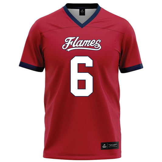 Liberty - NCAA Football : Christian Bodnar - Red Football Jersey-0