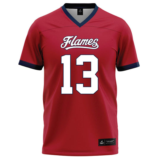 Liberty - NCAA Football : D'Wayne Crawford - Red Football Jersey