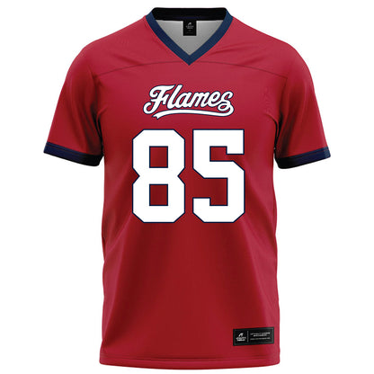 Liberty - NCAA Football : Connie Hewitt II - Red Football Jersey-0