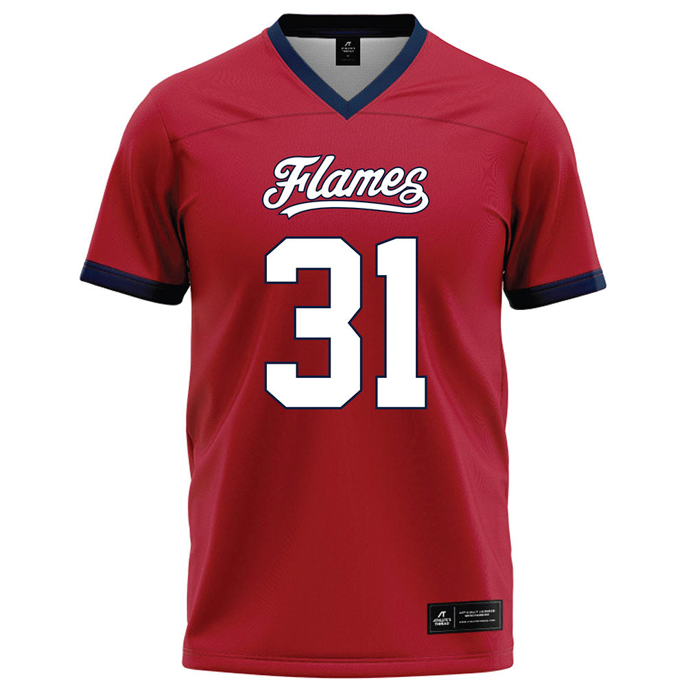 Liberty - NCAA Football : Cole Peterlin - Red Football Jersey