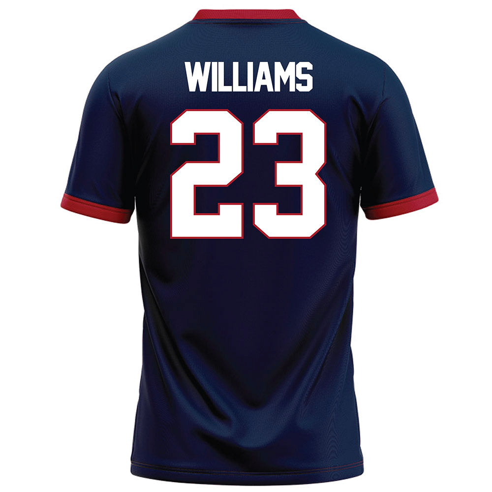 Liberty - NCAA Football : Caden Williams - Navy Football Jersey