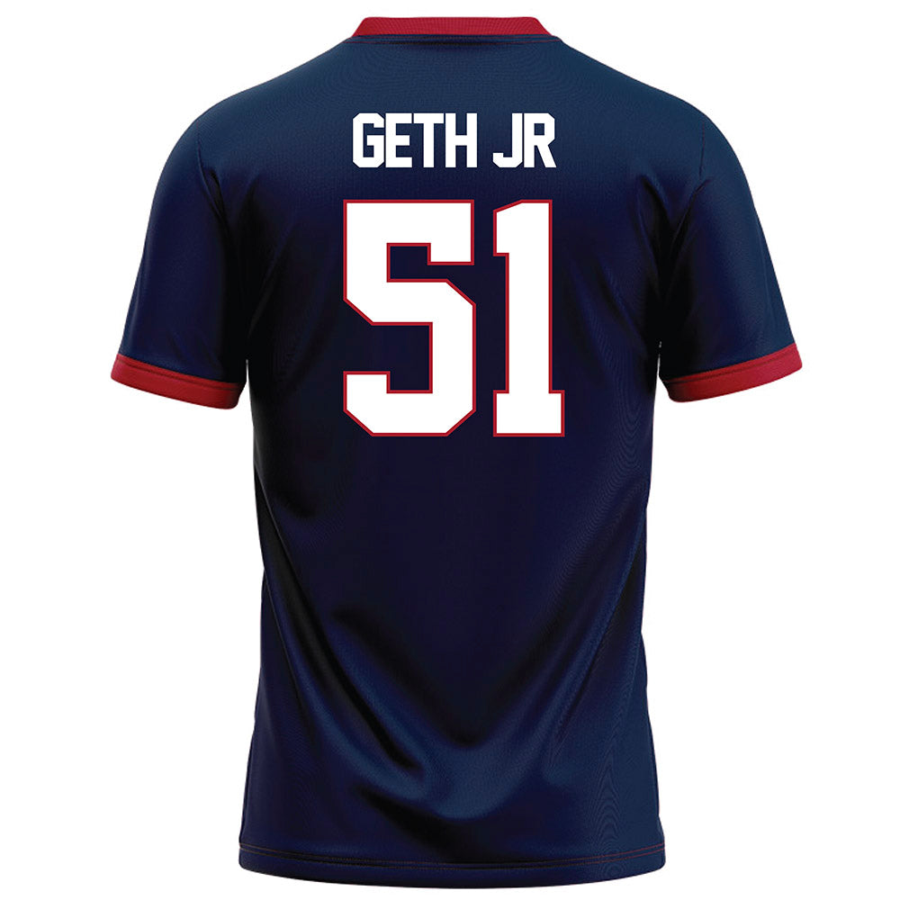Liberty - NCAA Football : DJ Geth Jr - Navy Football Jersey-1