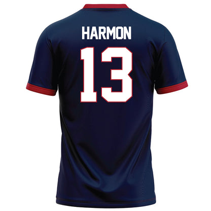 Liberty - NCAA Football : Damond Harmon - Navy Football Jersey-1
