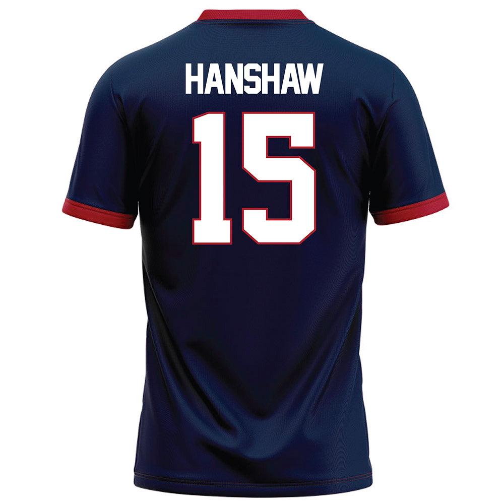 Liberty - NCAA Football : Bentley Hanshaw - Navy Football Jersey