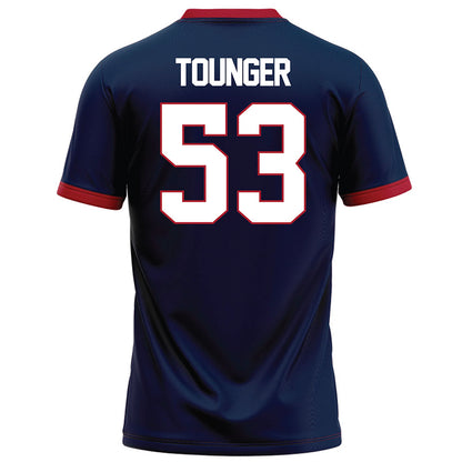 Liberty - NCAA Football : Nikodemus Tounger - Navy Football Jersey-1