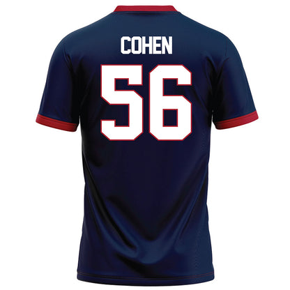 Liberty - NCAA Football : Samuel Cohen - Navy Football Jersey-1