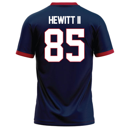 Liberty - NCAA Football : Connie Hewitt II - Navy Football Jersey-1