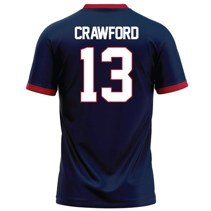 Liberty - NCAA Football : D'Wayne Crawford - Navy Football Jersey