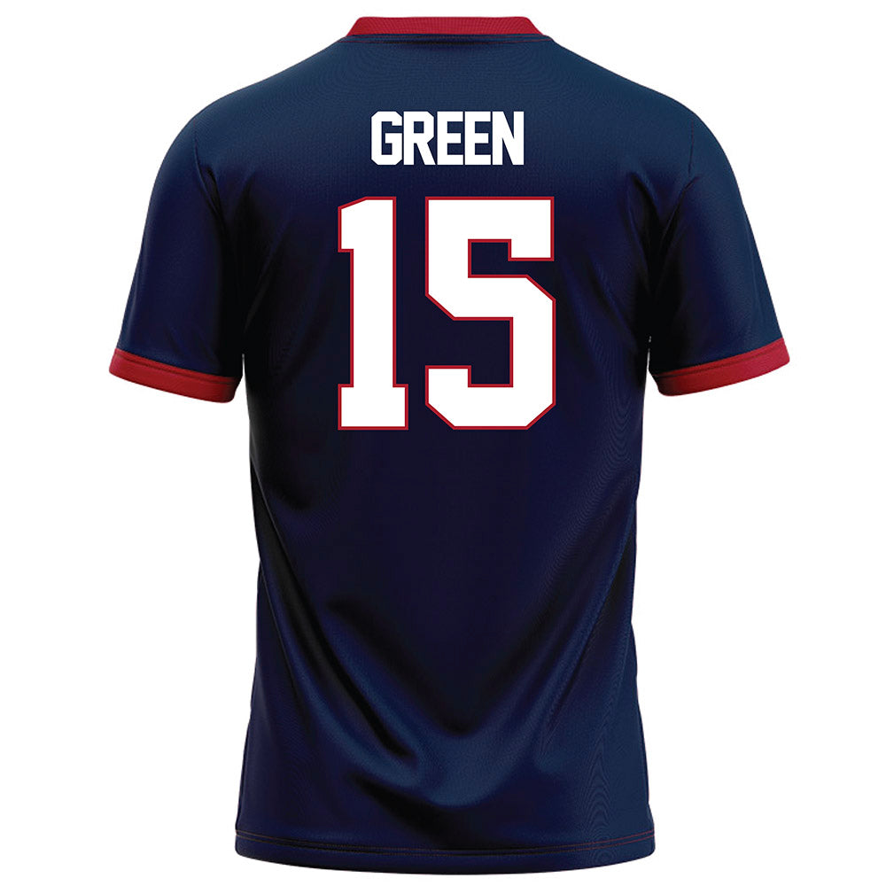 Liberty - NCAA Football : Brylan Green - Navy Football Jersey