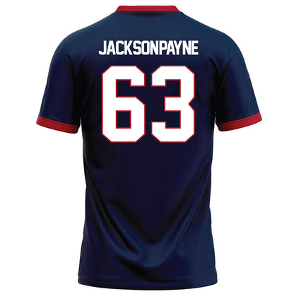 Liberty - NCAA Football : DaJyQuwan Jackson-Payne - Navy Football Jersey-1