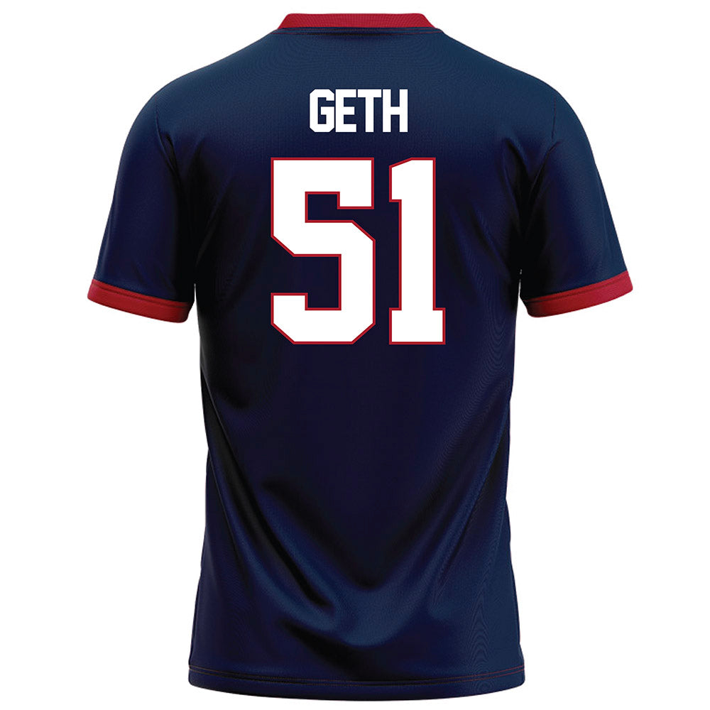 Liberty - NCAA Football : DJ Geth - Navy Football Jersey-1