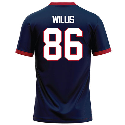 Liberty - NCAA Football : Caleb Willis - Navy Football Jersey