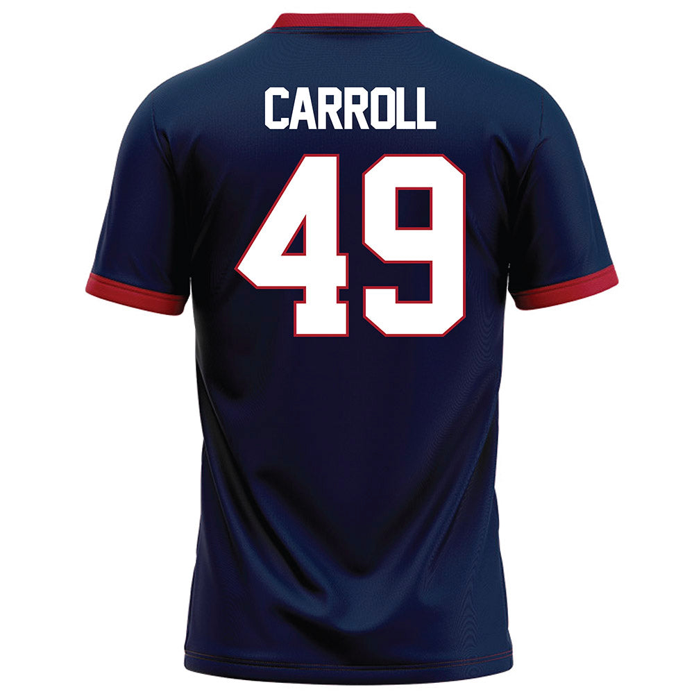 Liberty - NCAA Football : Grey Carroll - Navy Football Jersey