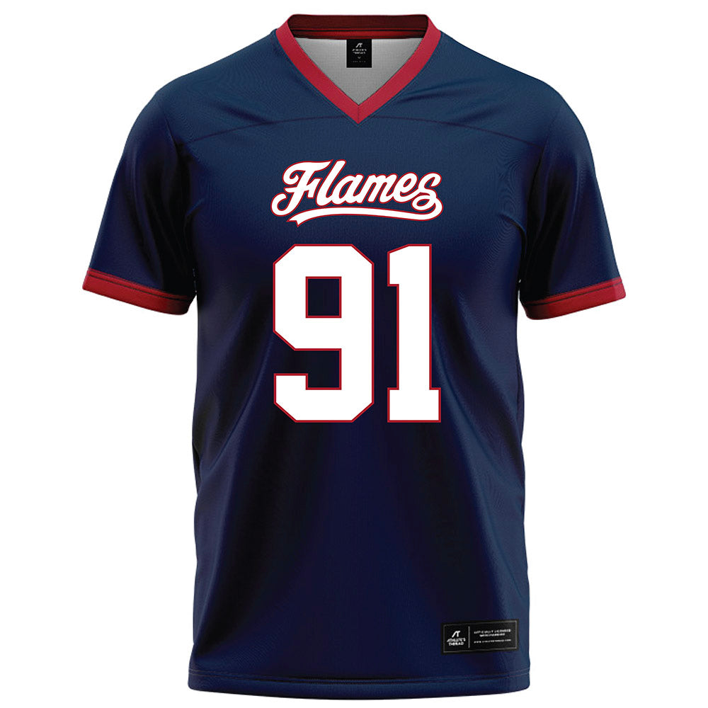 Liberty - NCAA Football : Marius Landsfeld - Navy Football Jersey-0