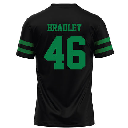 North Texas - NCAA Football : Keelene Bradley - Black Football Jersey-1
