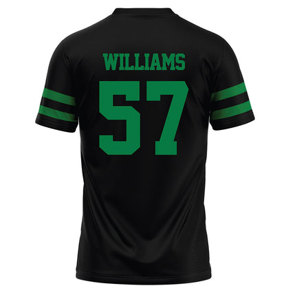 North Texas - NCAA Football : Austin Williams - Black Football Jersey