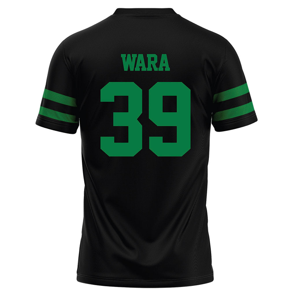 North Texas - NCAA Football : Shawn wara - Black Football Jersey