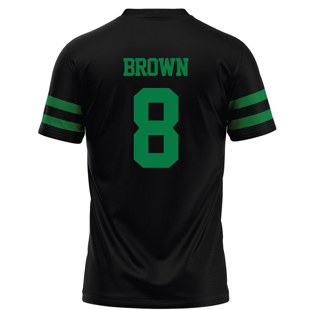 North Texas - NCAA Football : Jordan Brown - Black Football Jersey