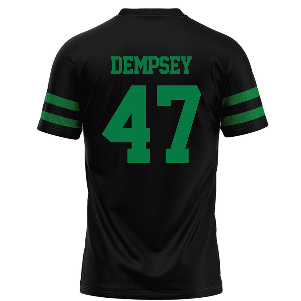 North Texas - NCAA Football : Harrison Dempsey - Black Football Jersey-1