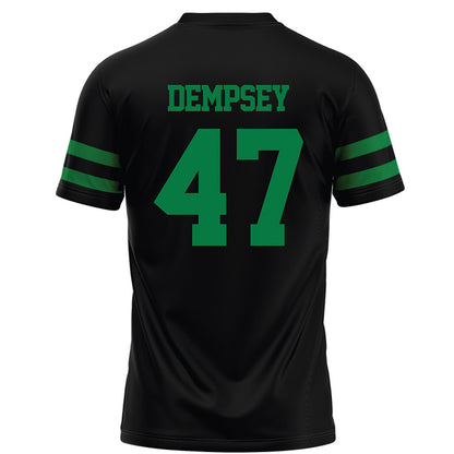 North Texas - NCAA Football : Harrison Dempsey - Black Football Jersey-1