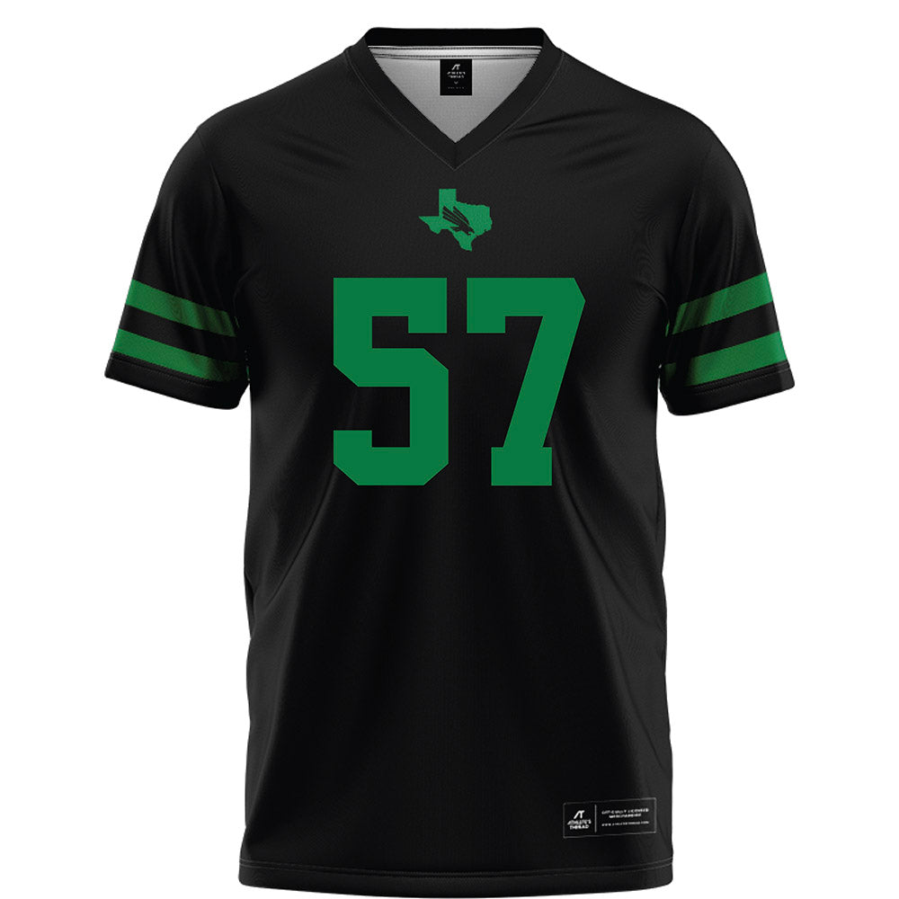 North Texas - NCAA Football : Austin Williams - Black Football Jersey