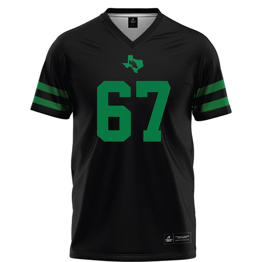 North Texas - NCAA Football : Braydon Nelson - Black Football Jersey