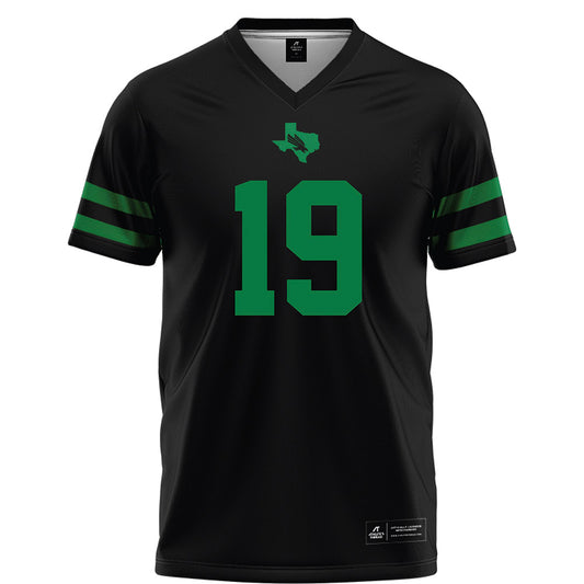 North Texas - NCAA Football : Victor Aderungboye - Black Football Jersey