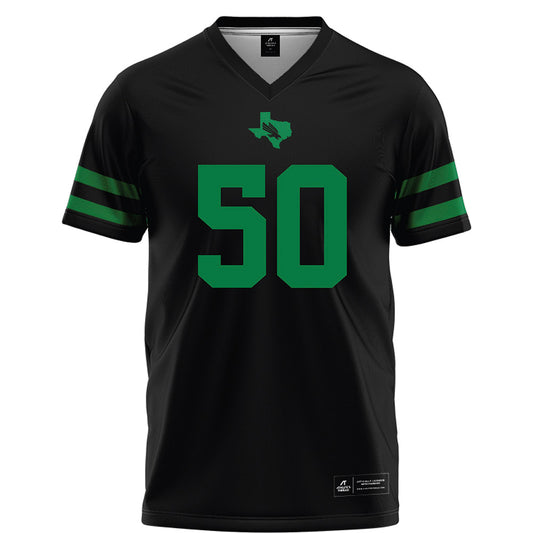 North Texas - NCAA Football : Jahzari Priester - Black Football Jersey-0